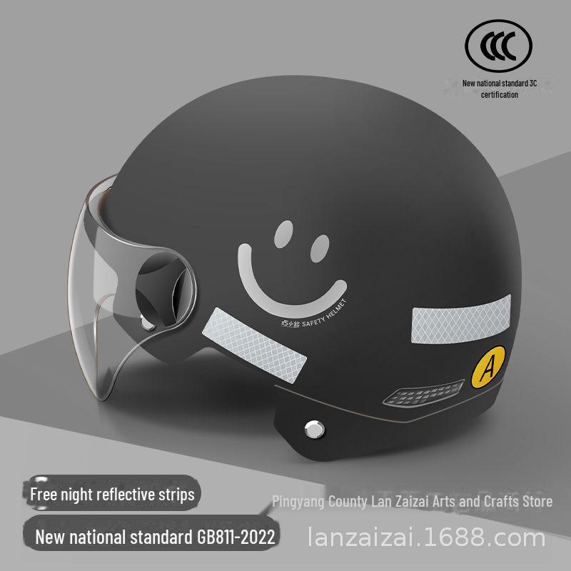 All-Season Electric Bike & Motorcycle Helmet, 3C Certified, Free Shipping, Unisex