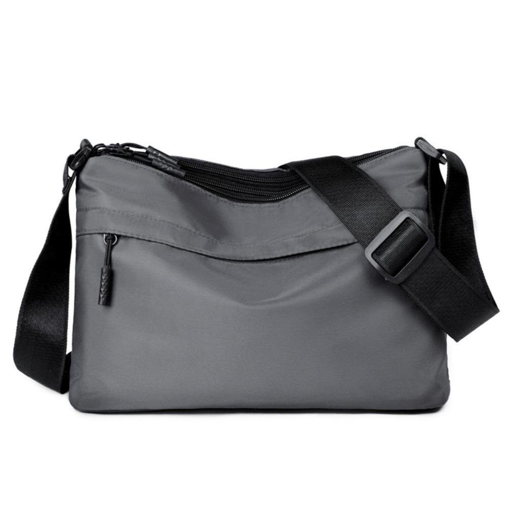 Простая Квадратная Сумка на Плечо Водонепроницаемая Большая Вместимость Сумка-Почтальон из Дайкрона Сумка Кроссбоди для Мужчины