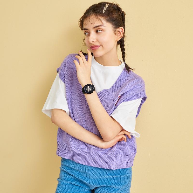 Casio Мужские Аналоговые Кварцевые Часы BA-110XRG-1A из Смолы, Водонепроницаемые до 100 м, Ударопрочные