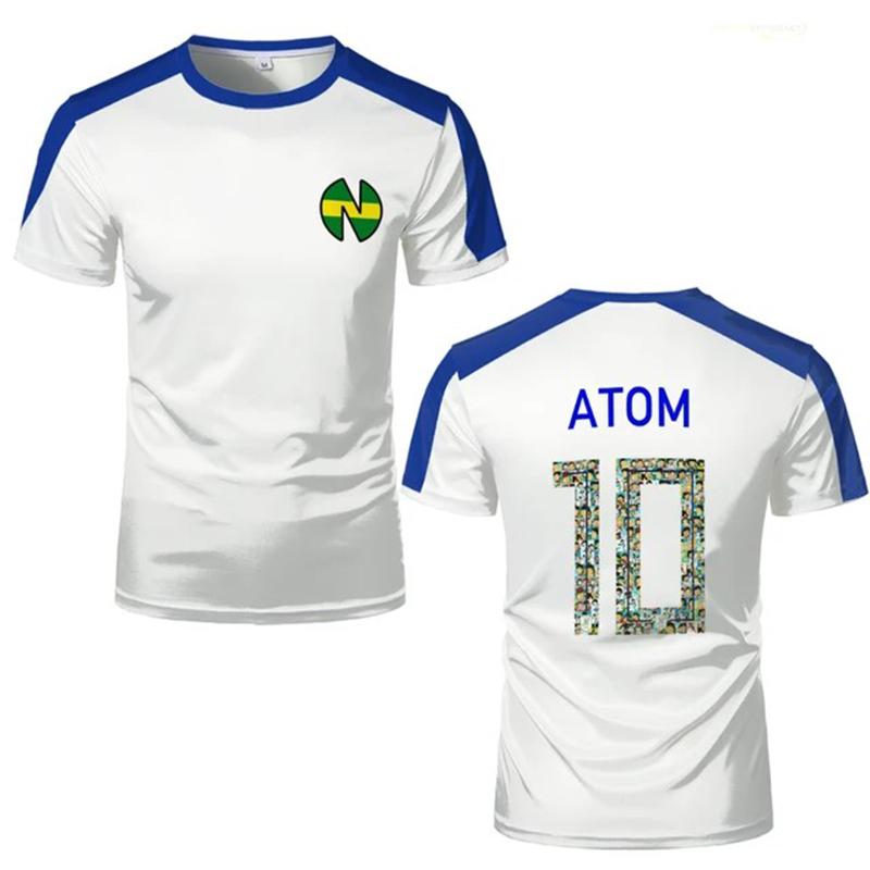 Спортивные футболки для мужчин Джерси аниме Капитан Цубаса Косплей Кастомные топы Свободные Мужские и женские Быстросохнущая спортивная одежда Детские футболки