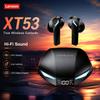 Lenovo XT53 Gaming Headset LED Digital Display Wireless Sport Earbuds HD Call Low Latency Headphones Waterproof GM2 Pro Upgraded