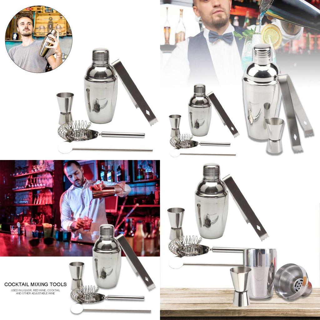 Ultimate 550ml Stainless Steel Cocktail Shaker Set For Professional Bartending