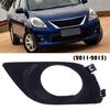 Lefe Накладка на противотуманную фару переднего бампера (левая) для Nissan Versa Sunny 2011-2013