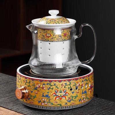 Чайник эмалированный электрический керамический и набор плиты