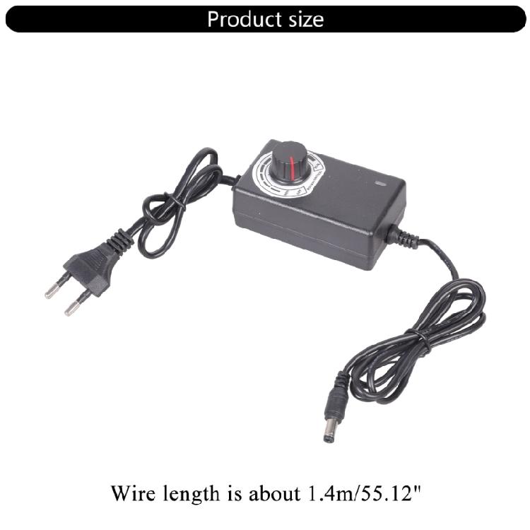 AC 100-240V в DC 4V-12V 2A 5.5x2.1мм Регулируемый адаптер питания для вентилятора
