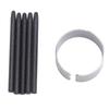 5Pcs Stylus Pen Replacement Nibs Tips Standard Touchscreen Parts Accessories Black