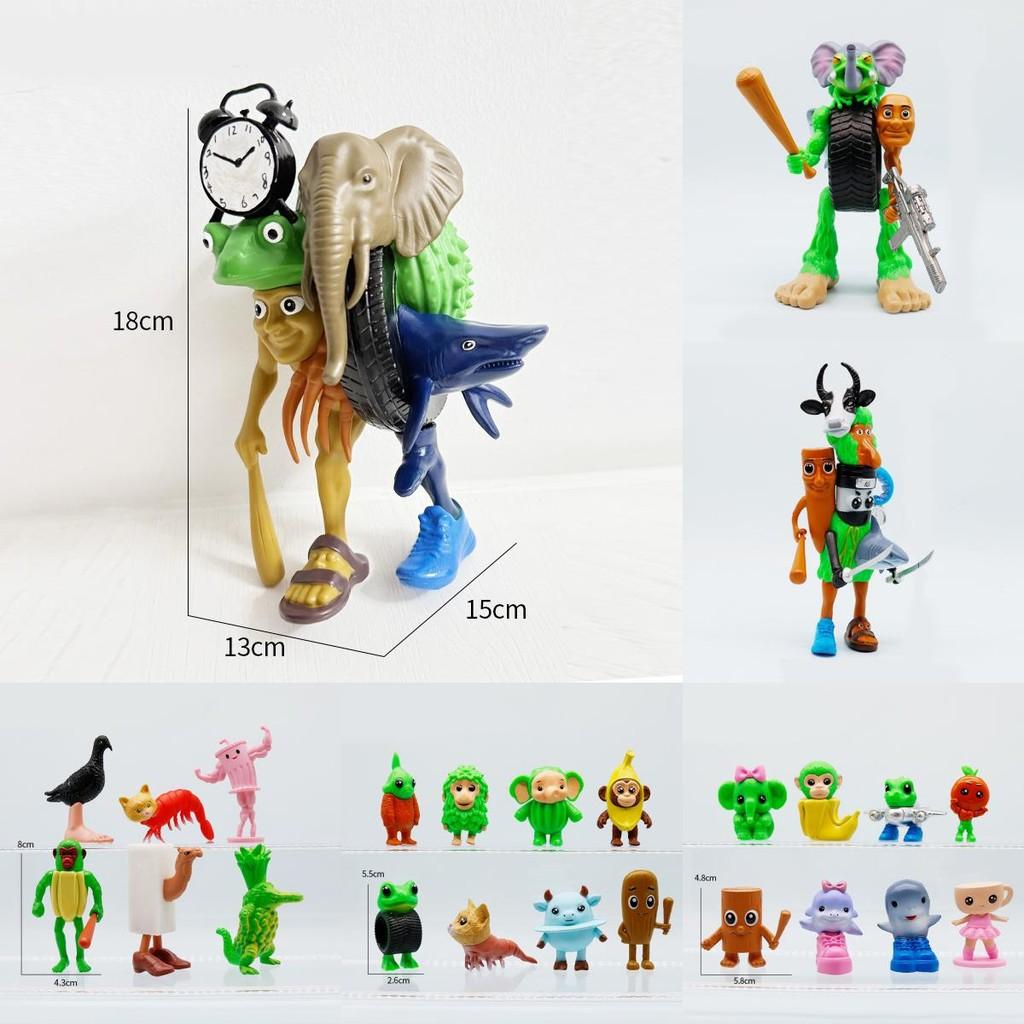 Italian Brainrot Al Pvc Mythical Creatures Figure Set With Collectible Design For Fantasy Enthusiasts