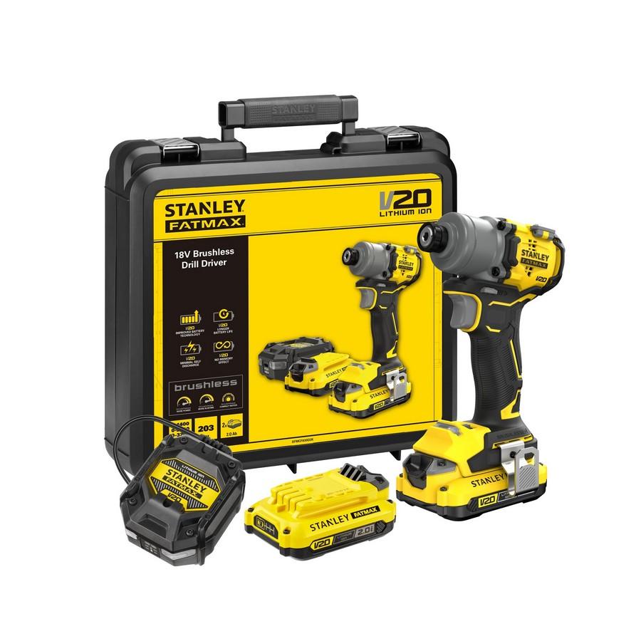 V20 Cordless Impact Wrench 2*2.0Ah - S/Sfmcf830D2