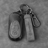 New 2025 Zinc Alloy Leather Car Key Case Cover Bag For Mercedes Benz A C E S G Class W177 W205 W213 X167 W222 CLA GLE GLB GLS AM