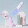 Portable Mini Handheld Quick-Dry Nail Lamp with Storage - Plug-In Type for Manicure & Sticky Diamond Curing