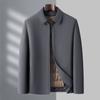 Lapel Jacket Men Autumn and Winter Middle-aged Business Thickened Thermal Liner Detachable Dad Down Jacket Men