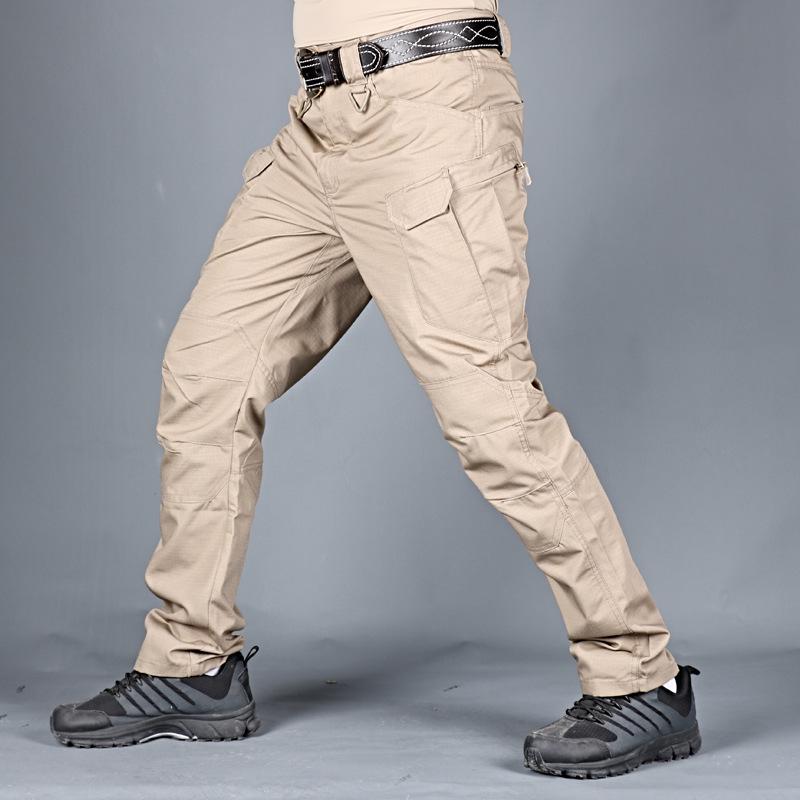 New 6XL Men's Army Pants Waterproof High Quality Tactical Pants Users Outside Hiking Sports Pants Multi-pocket Cargo Pants Work Pants Athletic Pants