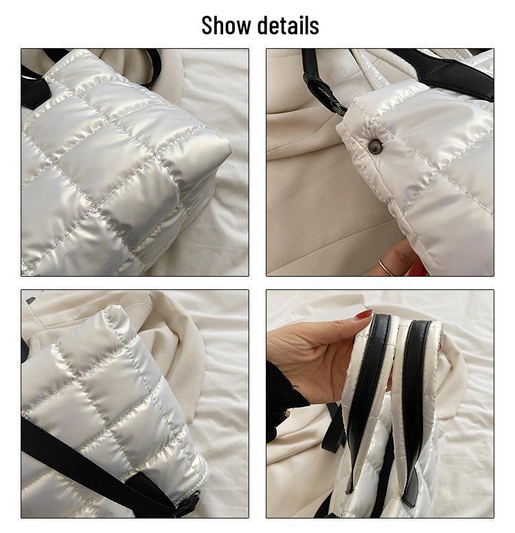 2025 Cotton Argyle Handbag – Large Capacity, Versatile Shoulder & Crossbody Women's Bag