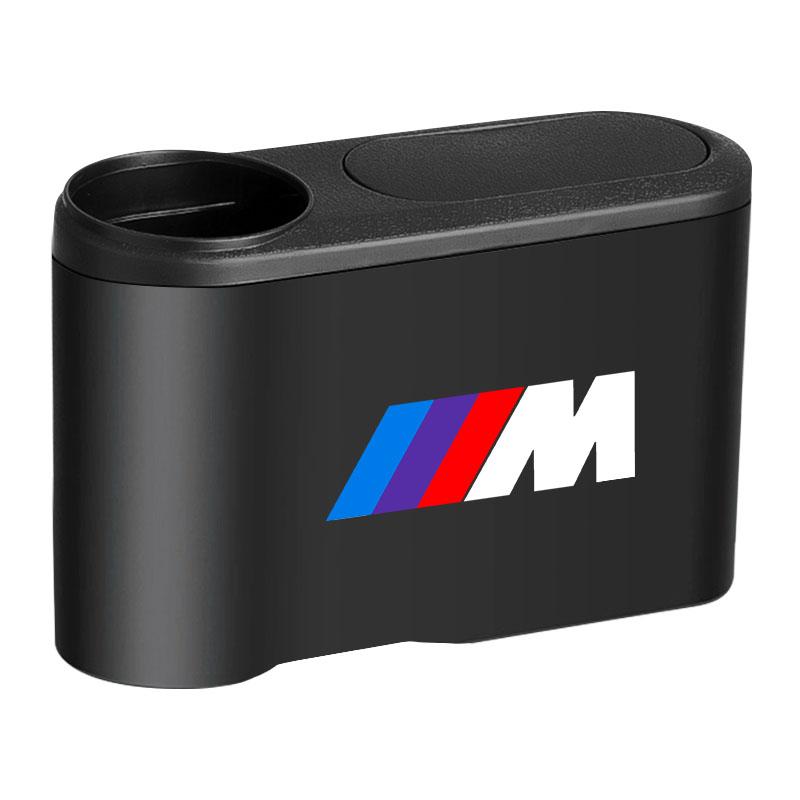 Trash Can Auto Emblem Garbage Box Bin Storage Car Accessories For BMW E93 F10 F20 F30 F40 F15 F25 F26 F31 F49 F86 M3 M5 X3