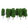 50pcs Cyclinder Train Tree Model Park Scenery 1:300