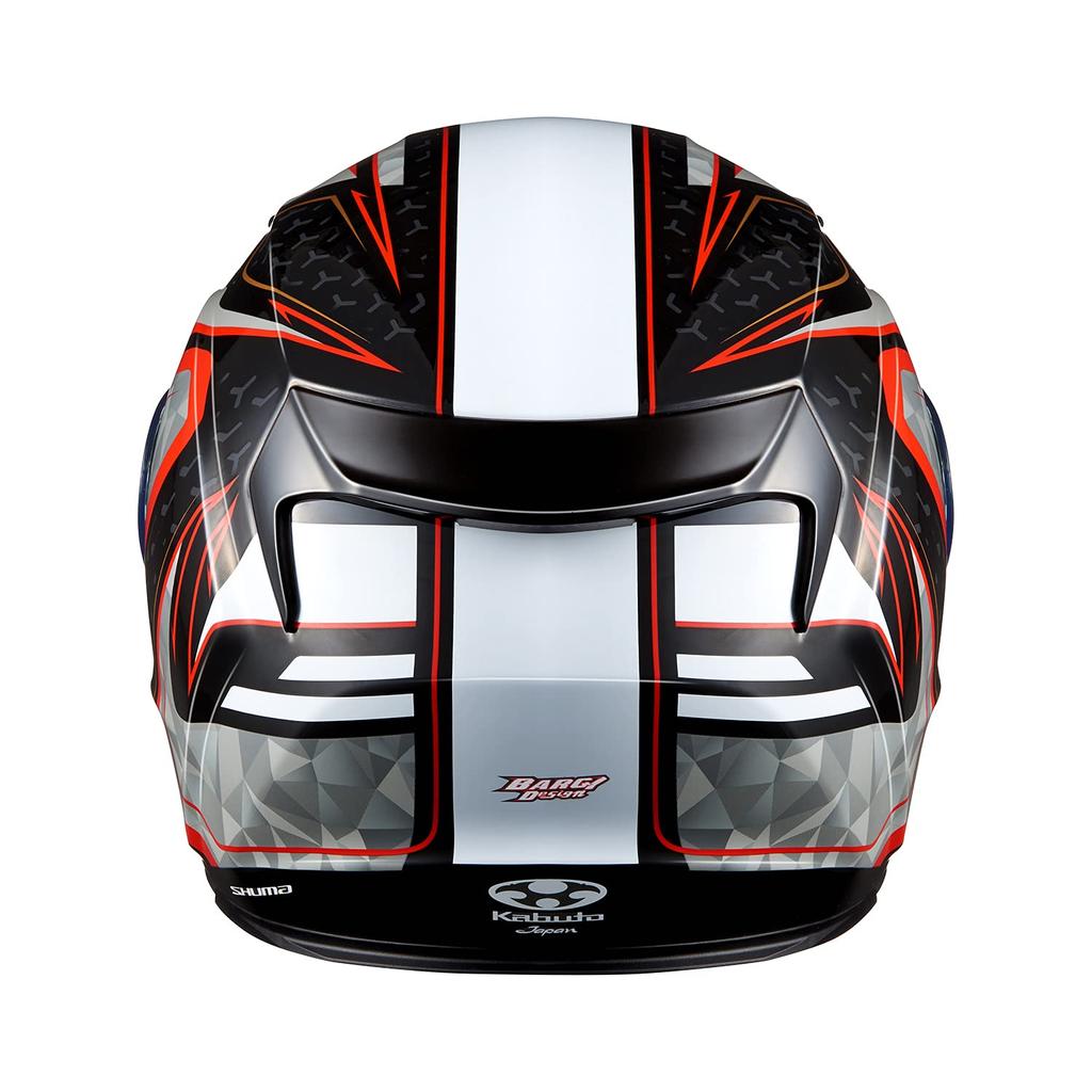 Motorcycle Helmet SHUMA FROZE Black Red L 2087323 [OGK Kabuto]