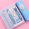 Sanrio Popular Stationery Set Cinnamon Roll, Blue, 1 Set
