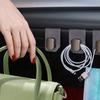 Нескользящий крючок-вешалка для хранения в автомобиле, кожаное покрытие, автомобильный аксессуар, идеально подходит для сумок, зонтов, покупок