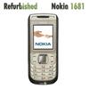 Восстановленный оригинальный мобильный телефон Nokia 1681 с 1 SIM-картой