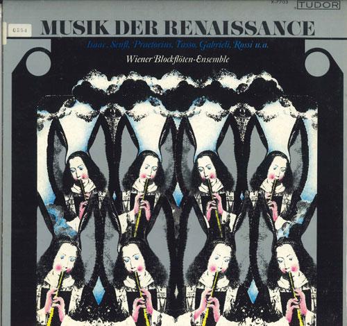 Виниловая пластинка WIENER BLOCKFLOTENENSEMBLE - Musik Der Renaissance X7703 TUDOR 1977 Япония Классика Б/у
