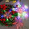 Ornaments Five-pointed Star Lamp Night Light Christmas Tree Top Ornaments LED Glowing Star