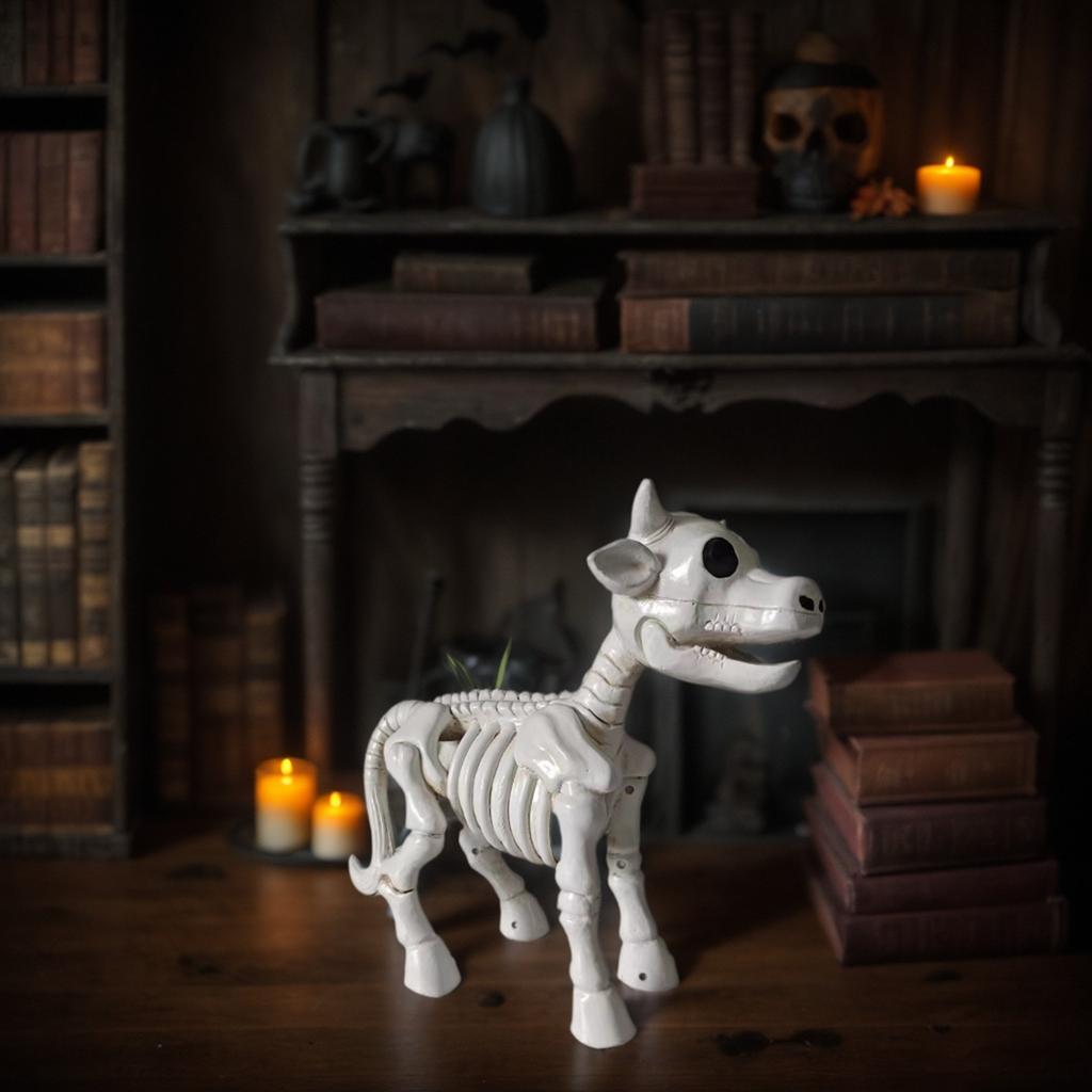 Хэллоуин Скелет коровы, Скелет коровы Хэллоуин Декор, Скелет коровы Хэллоуин на открытом воздухе