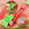 Stainless Steel Watermelon Cutter Windmill Shape Design Slicer Cutter Kitchen Gadgets Salad Fruit Slicer Cutter Tool