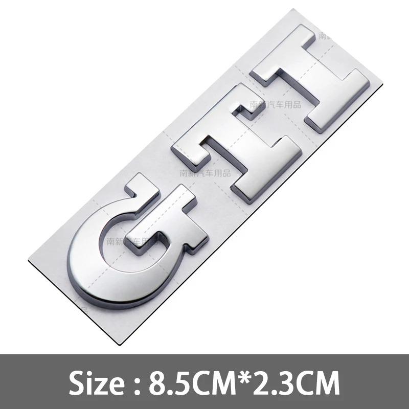 2026 Hot For Volkswagen VW 3D Metal GTI Grill Emblem Badge Rear Trunk Decal Car Sticker for Volkswagen VW Golf 5 6 7 8 MK2 MK3 M