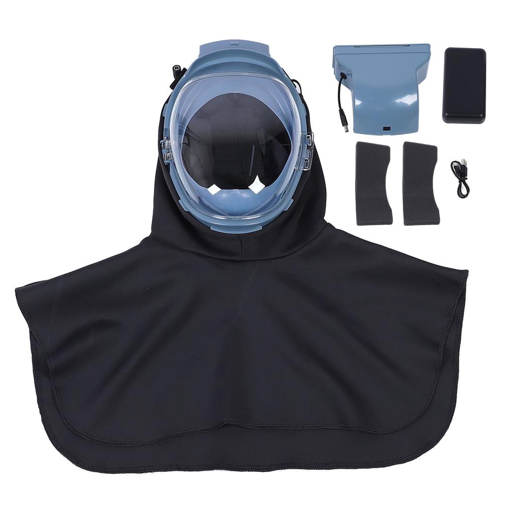 Электрический пылезащитный колпак с подачей воздуха, эффективная вентиляция, противотуманная линза, промышленный пылезащитный колпачок с