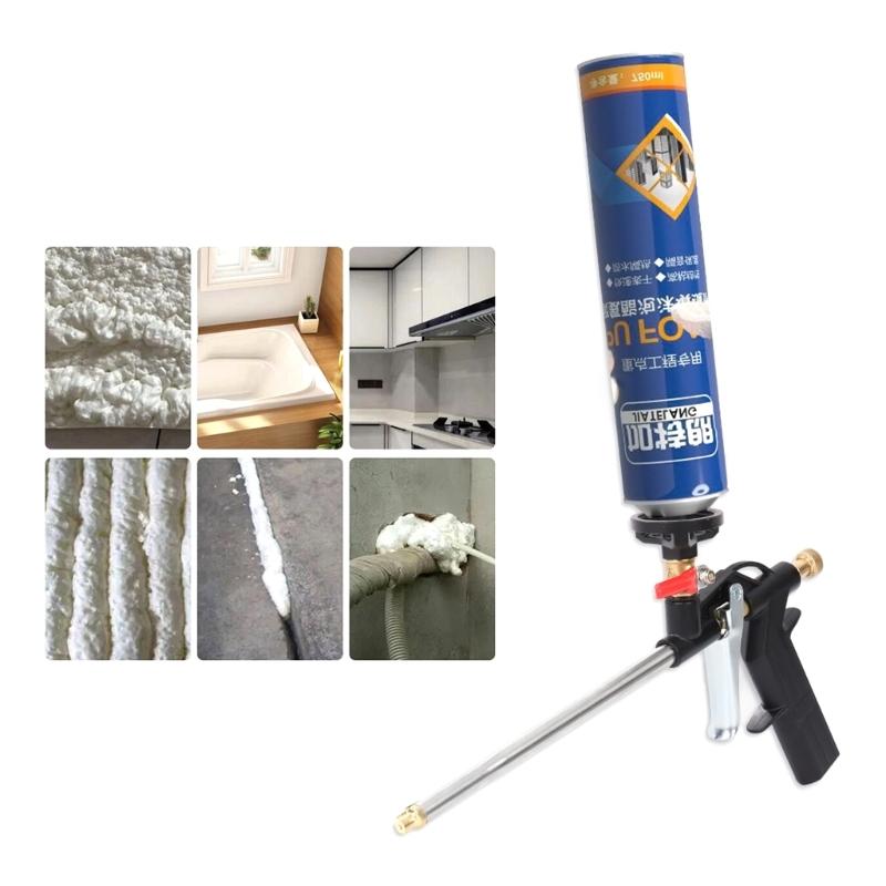 High Expansion Foam Guns for Insulating and Sealing Small Spaces Ergonomic Handle, Metal Body Foam Expanding Guns