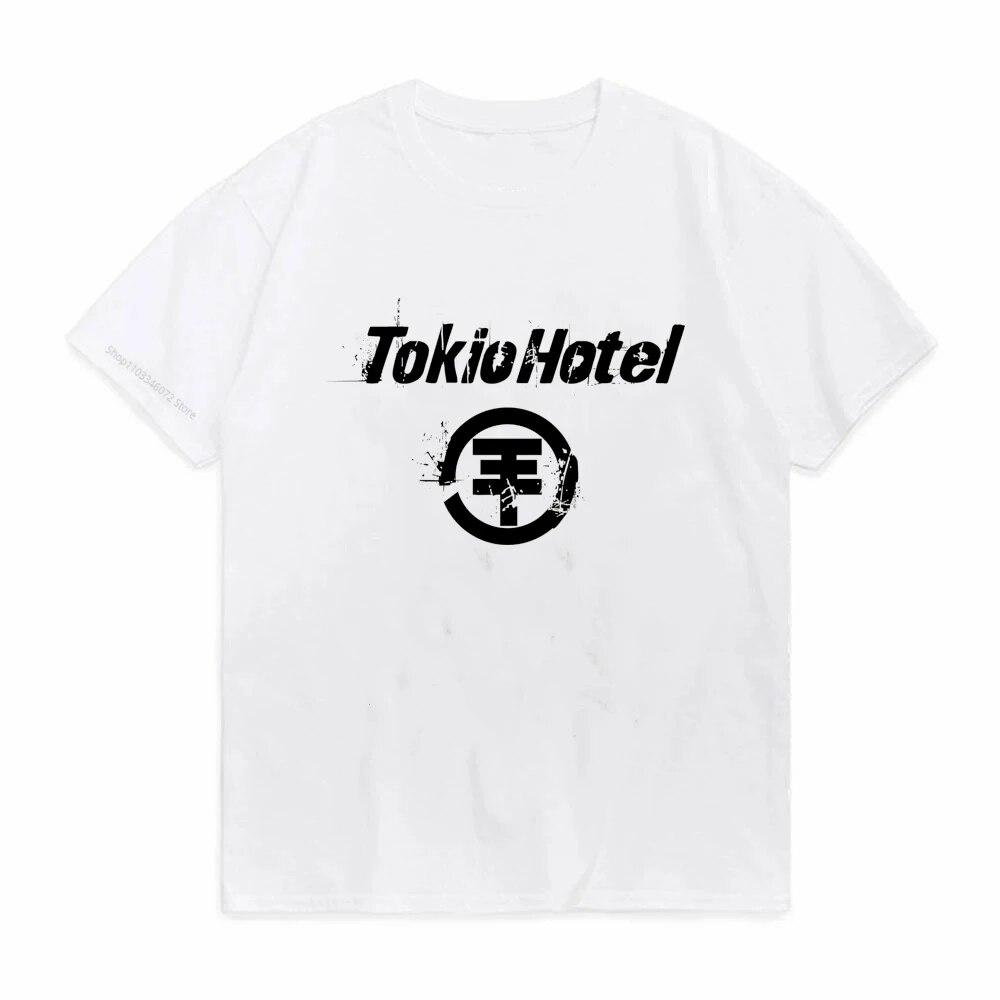 Футболки Tokio Hotel, уличная одежда рок-группы с графическим принтом, унисекс, женская модная футболка большого размера с короткими рукавами, футболки, крутая футболка