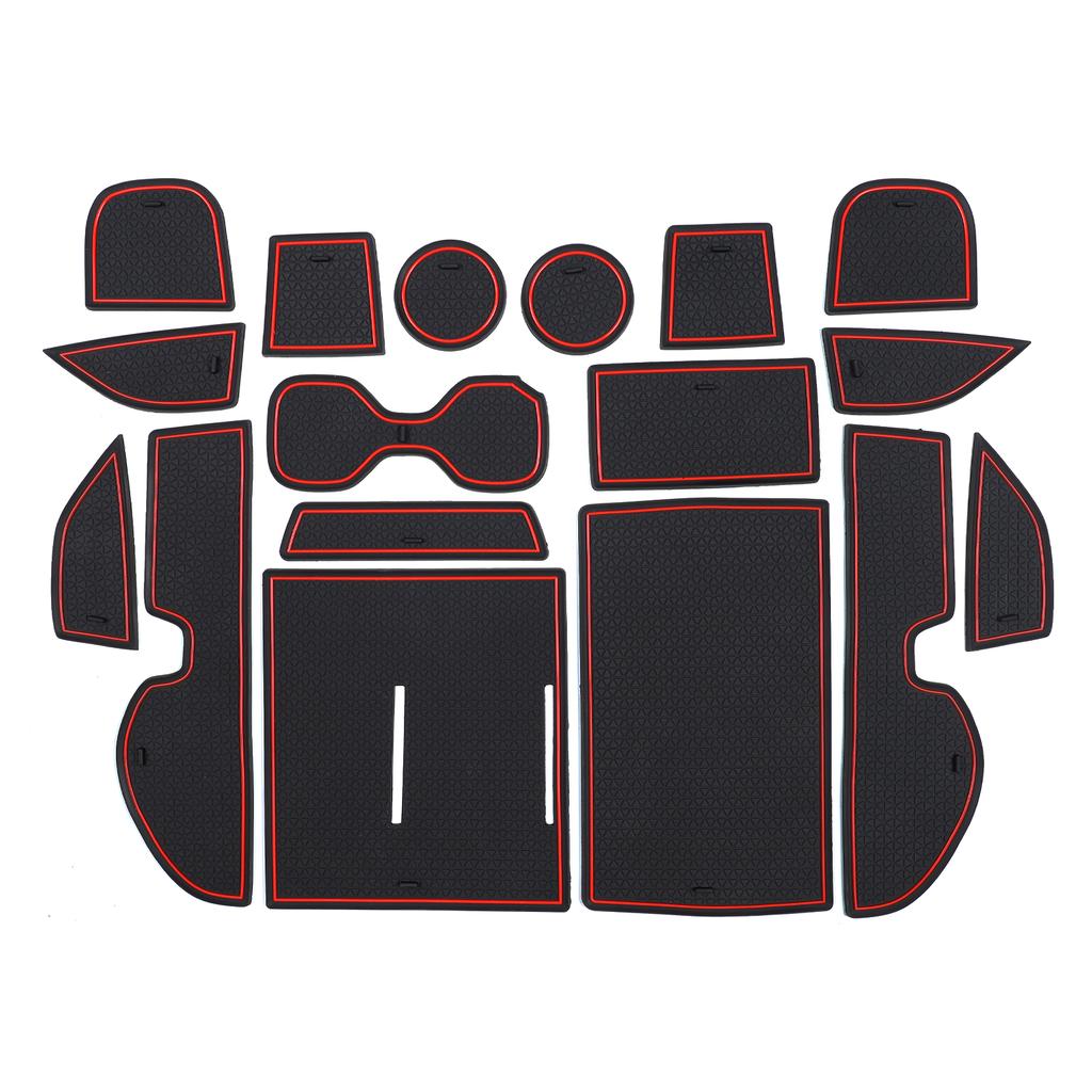 Противоскользящий коврик в нишу двери для Honda CR-V CRV 2023 + Нескользящий коврик в подстаканник для салона