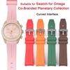 Strap for Omega X S-watch Joint MoonSwatch 20mm Sports Watch Bracelet Compatible with MoonSwatch 20mm Men Women Waterproof Band