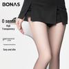 Bonas Ultra-Thin Sheer Seamless Pantyhose 3-Pack
