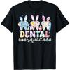 Женская футболка Dental Squad Пасхальный Весенний Кролик Зуб Стоматологическая Команда