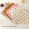 Soft Square Towels 4-Layer Pure Cotton Newborn Burp Cloth High Quality Baby Cotton Washcloth