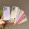 3D Чехол для iPhone 17 Pro Max/16/14/15 с кошачьими ушками из страз - Однотонный