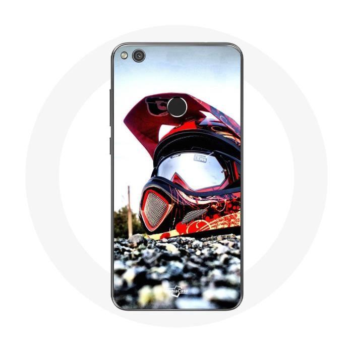 Coque pour Huawei P8 Lite 2017 Casque MotoCross