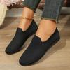 Knitted Breathable Mid-mouth Flat Single Shoes Season Lazy Loafers
