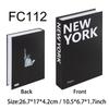 New York Paris London Series Luxury Fake Book Decoration Remote Control Storage Box Fashion Coffee Table Decoration Accessories