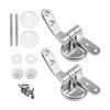 Bathroom Toilet Seat Hinge Zinc Alloy Hardware Hotel Restroom Toilet Accessories with Bolts and Nuts