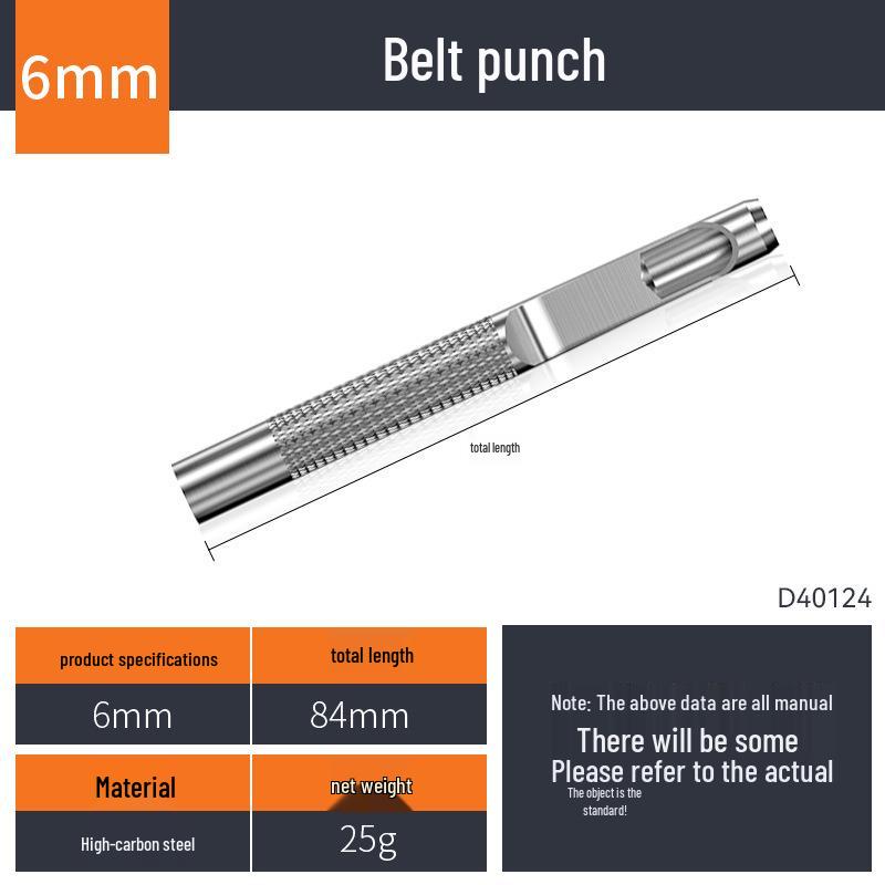 Прямой удар: Компактный ручной инструмент для пробивания отверстий из кожи и липы для ремней и ремешков для часов