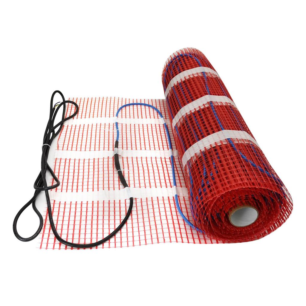 Underfloor Heating Mat Electric Radiant Self-Adhesive Floor Heating System 200w/2 Warmmat