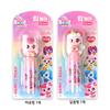 1+1 Catch Tiniping Lip Care Lip Balm Strawberry Flavor, 2 Pcs, 3.8g, Hachuping+Dalcomping
