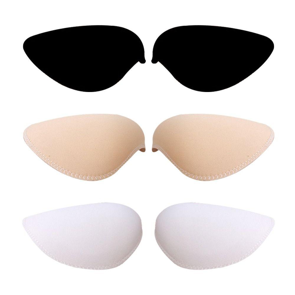 2Pairs Convenient Sewing Accessories DIY Apparel Sponge Shoulder Pads Soft Padded Shoulder Pad Covered Set-in Sewing
