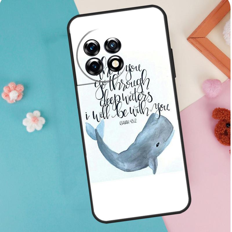 Jesus God Bible Quotes Case For OnePlus 13T 10T 8T 10R 12R 13R 15R 11 12 13 15 Nord CE 5 2 3 4 Lite N20 N30 Cover