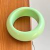 Bohemian Round Wide Bracelet Solid Color Retro  Hand Ring Cute Acrylic Bangle  Decoration