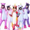Kids Boys Girls Unicorn Pajamas Sleepwear Nightwear Animal Cosplay Funcy Costume