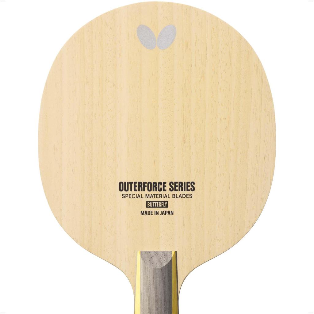 Основание Butterfly Outerforce ZLC CS Профессиональное основание для настольного тенниса Основание из ZL-углерода Идеально для традиционного бэкхенда и реверсивного бэкхенда Китайская хватка пером