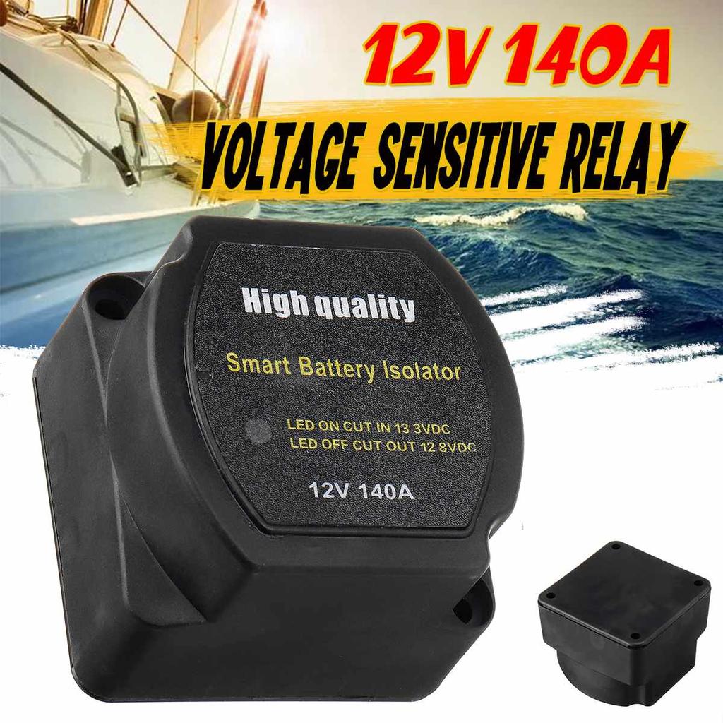 12V 140A Voltage Sensitive Relay Battery Isolator Automatic Charging Relay Car Accessories Car Battery Relay
